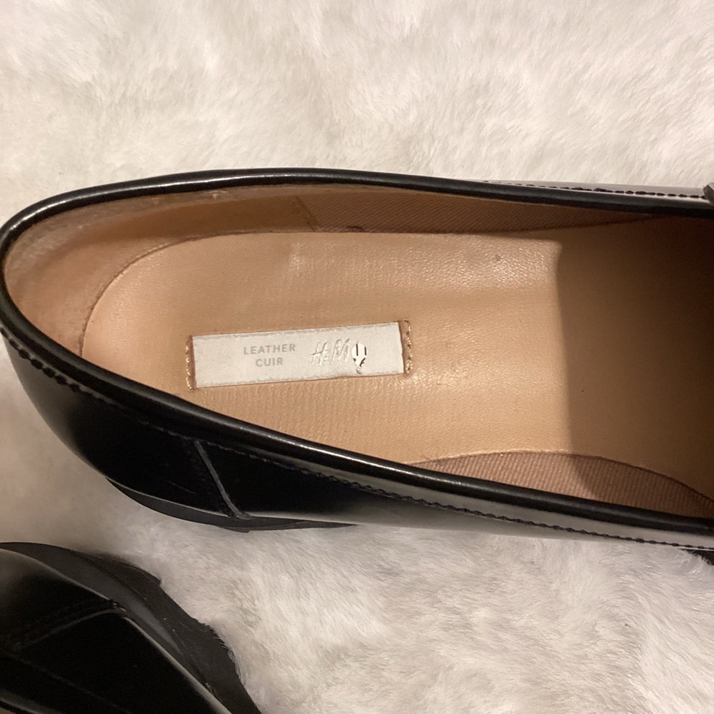 Women’s H&M Y2K Fashionable Chunky Loafers Size 8.5 - Picture 9 of 9